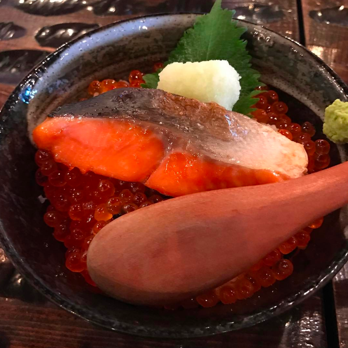 鮭といくらの親子丼
